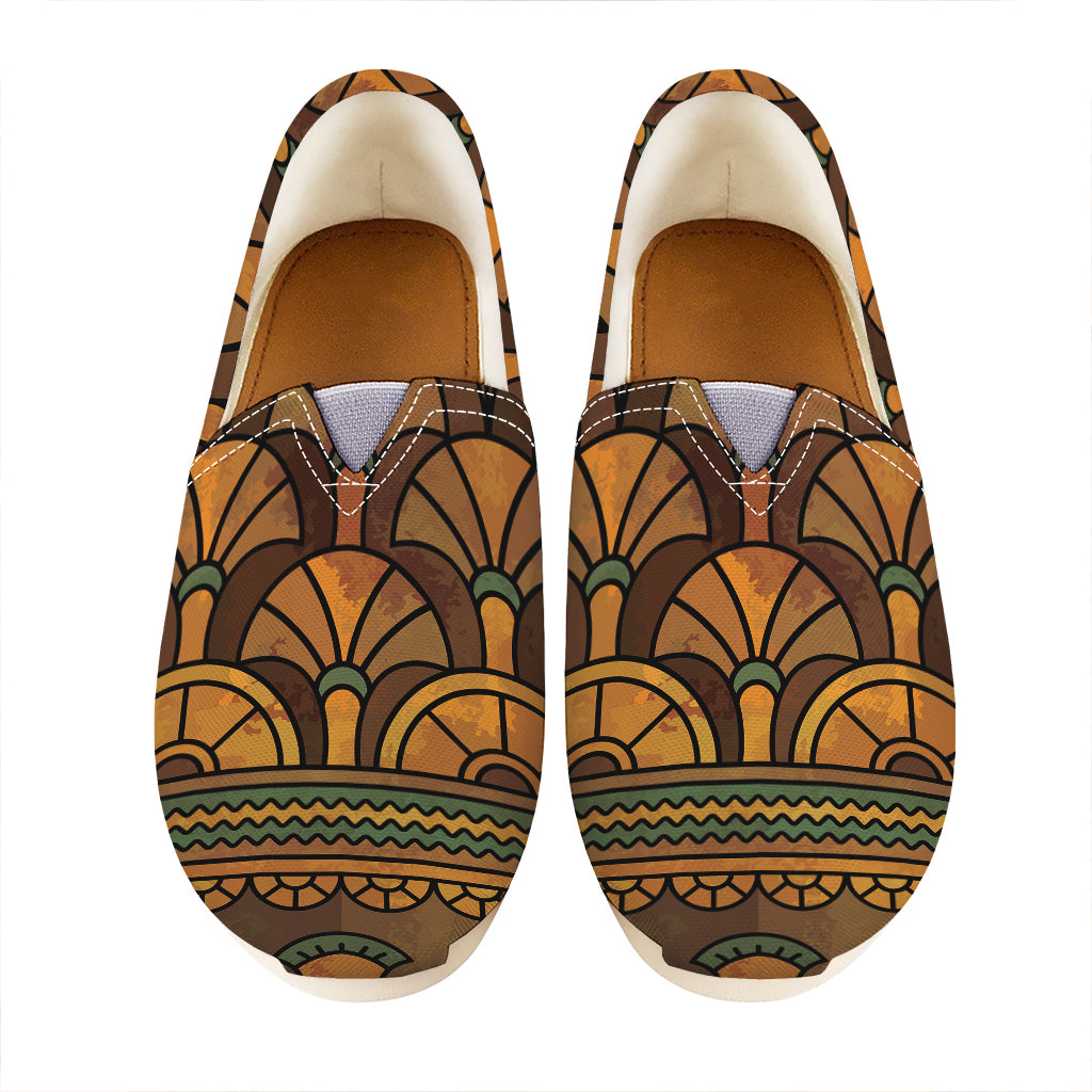 Egyptian Ethnic Pattern Print Casual Shoes