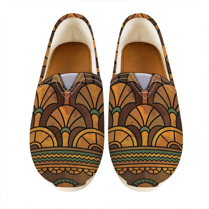 Egyptian Ethnic Pattern Print Casual Shoes
