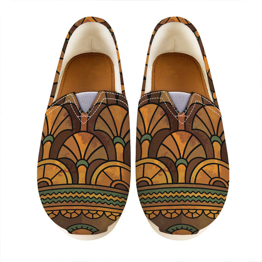 Egyptian Ethnic Pattern Print Casual Shoes