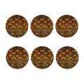 Egyptian Ethnic Pattern Print Coaster Set