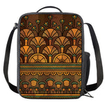 Egyptian Ethnic Pattern Print Crossbody Lunch Bag