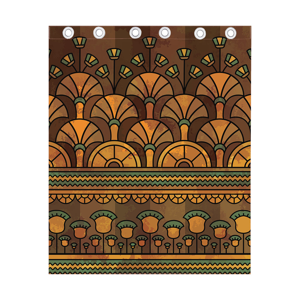 Egyptian Ethnic Pattern Print Curtain