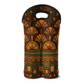 Egyptian Ethnic Pattern Print Double Neoprene Wine Tote