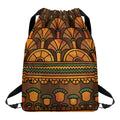 Egyptian Ethnic Pattern Print Drawstring Backpack