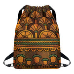 Egyptian Ethnic Pattern Print Drawstring Backpack