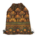 Egyptian Ethnic Pattern Print Drawstring Bag