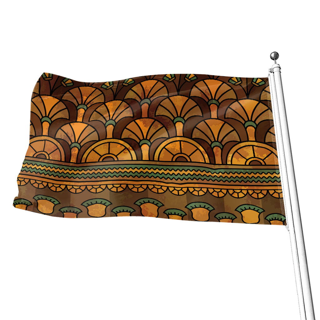 Egyptian Ethnic Pattern Print Flag
