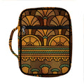 Egyptian Ethnic Pattern Print Front Pocket Bible Bag