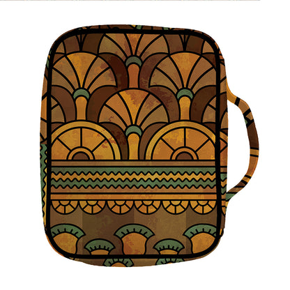Egyptian Ethnic Pattern Print Front Pocket Bible Bag
