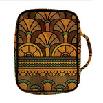 Egyptian Ethnic Pattern Print Front Pocket Bible Bag