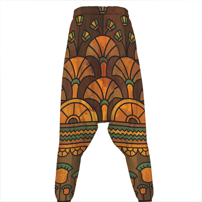 Egyptian Ethnic Pattern Print Hammer Pants