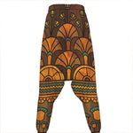 Egyptian Ethnic Pattern Print Hammer Pants