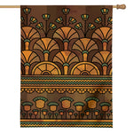 Egyptian Ethnic Pattern Print House Flag