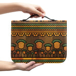 Egyptian Ethnic Pattern Print Leather Bible Cover