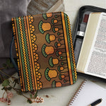 Egyptian Ethnic Pattern Print Leather Bible Cover