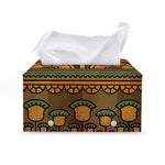 Egyptian Ethnic Pattern Print Leather Tissue Box Cover