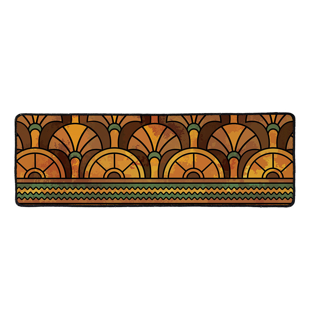 Egyptian Ethnic Pattern Print Long Kitchen Mat