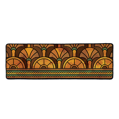 Egyptian Ethnic Pattern Print Long Kitchen Mat