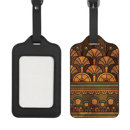 Egyptian Ethnic Pattern Print Luggage Tag