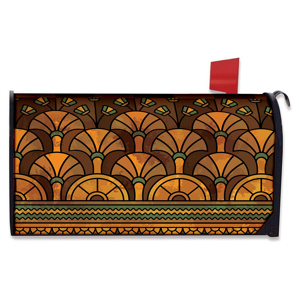 Egyptian Ethnic Pattern Print Mailbox Cover