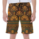 Egyptian Ethnic Pattern Print Men's Beach Shorts
