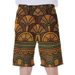 Egyptian Ethnic Pattern Print Men's Beach Shorts