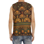 Egyptian Ethnic Pattern Print Men's Fitness Tank Top