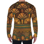 Egyptian Ethnic Pattern Print Men's Long Sleeve T-Shirt