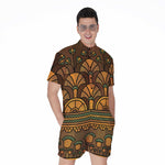 Egyptian Ethnic Pattern Print Men's Rompers