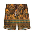 Egyptian Ethnic Pattern Print Men's Athletic Shorts