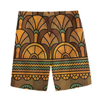 Egyptian Ethnic Pattern Print Men's Sports Shorts