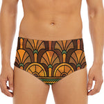 Egyptian Ethnic Pattern Print Men's Triangle Swim Briefs