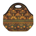 Egyptian Ethnic Pattern Print Neoprene Lunch Bag