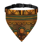 Egyptian Ethnic Pattern Print Over The Collar Dog Bandana