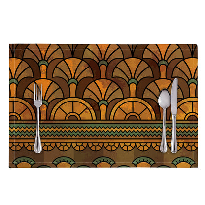 Egyptian Ethnic Pattern Print Placemat