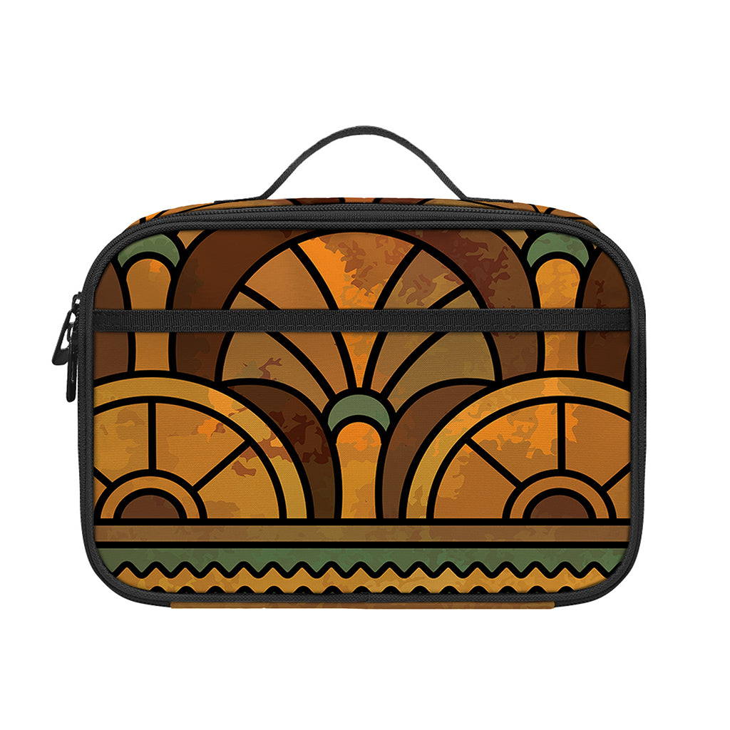 Egyptian Ethnic Pattern Print Portable Lunch Bag