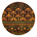 Egyptian Ethnic Pattern Print Round Blanket