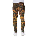 Egyptian Ethnic Pattern Print Scuba Joggers
