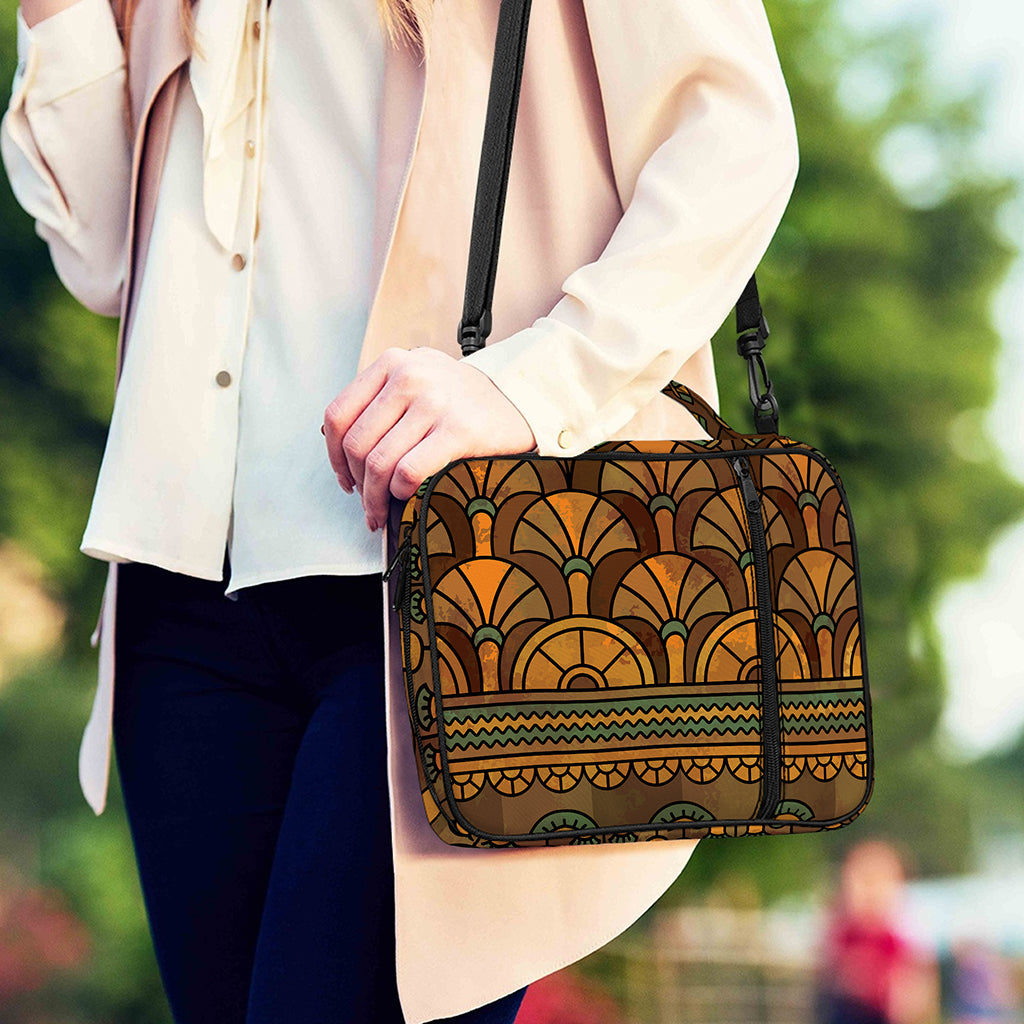 Egyptian Ethnic Pattern Print Shoulder Strap Bible Bag