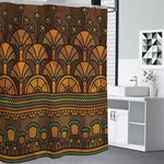 Egyptian Ethnic Pattern Print Shower Curtain