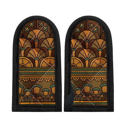 Egyptian Ethnic Pattern Print Skillet Handle Cover