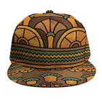 Egyptian Ethnic Pattern Print Snapback Cap