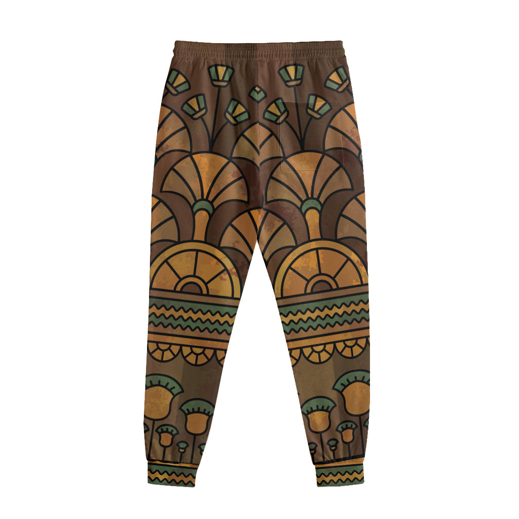 Egyptian Ethnic Pattern Print Sweatpants