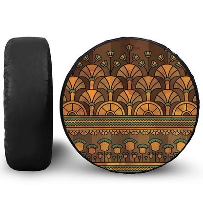 Egyptian Ethnic Pattern Print Tire Cover