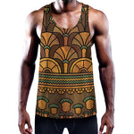 Egyptian Ethnic Pattern Print Training Tank Top