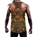 Egyptian Ethnic Pattern Print Training Tank Top