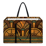 Egyptian Ethnic Pattern Print Utility Tote Bag