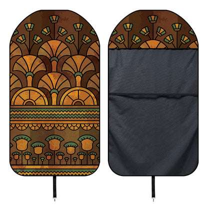 Egyptian Ethnic Pattern Print Waterproof Car Seat Cover