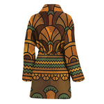 Egyptian Ethnic Pattern Print Women's Bathrobe