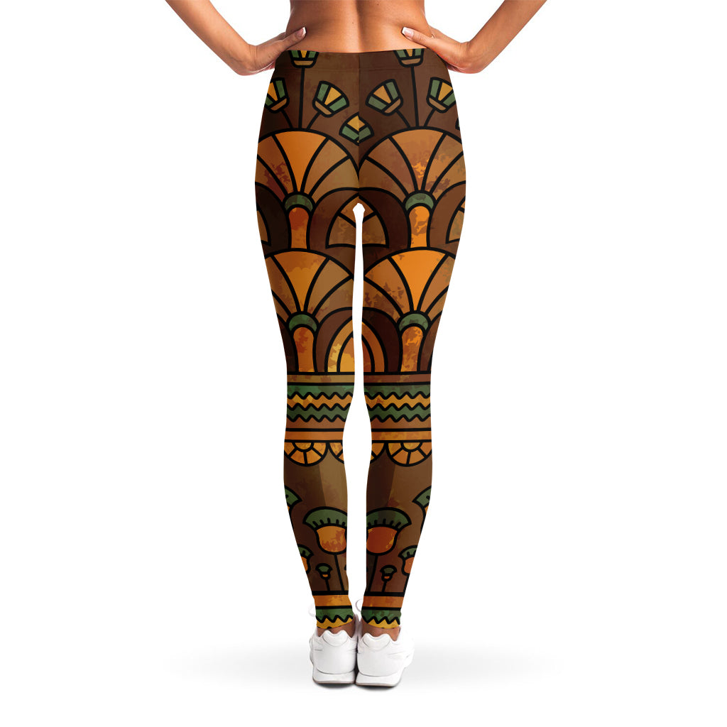 Egyptian Ethnic Pattern Print Women's Leggings